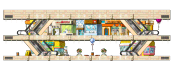 Minimap of 3rd Floor 4th Floor Area A