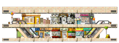Minimap of 3rd Floor 4th Floor Area D