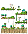 Minimap of Minar Forest : East Border